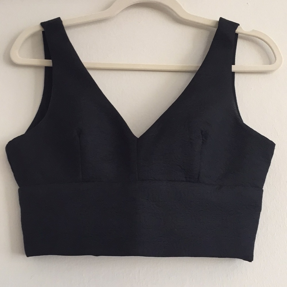 Black Zara Cropped Top